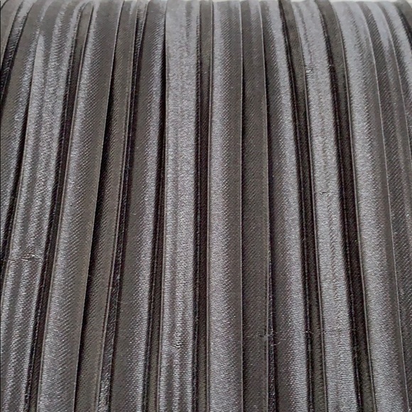 Elegant gray clutch satin smooth - Picture 7 of 7